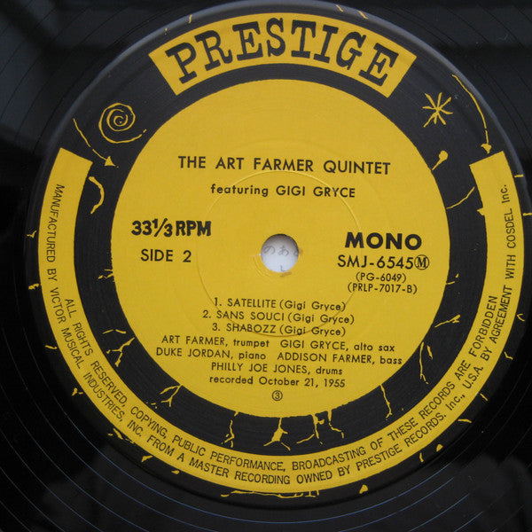 Art Farmer Quintet Featuring Gigi Gryce