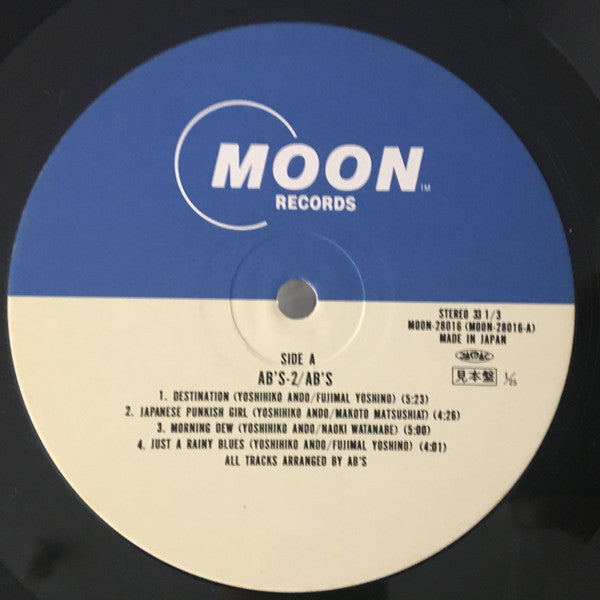 Release: AB'S-2-Vinyl-Japan-1984-MOON-28016-11279172