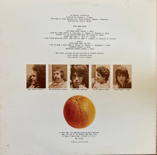 Release: Jeff Beck Group-Vinyl-US-None-KE 31331, PE 31331-27754521