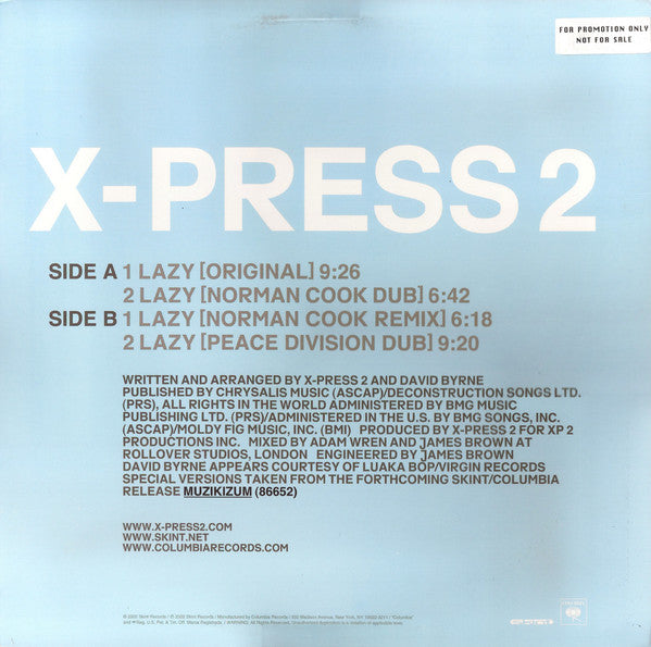 Master Release: Lazy by X-Press 2