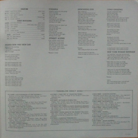 This Is Creation Studio Live in Direct to Disc Recording