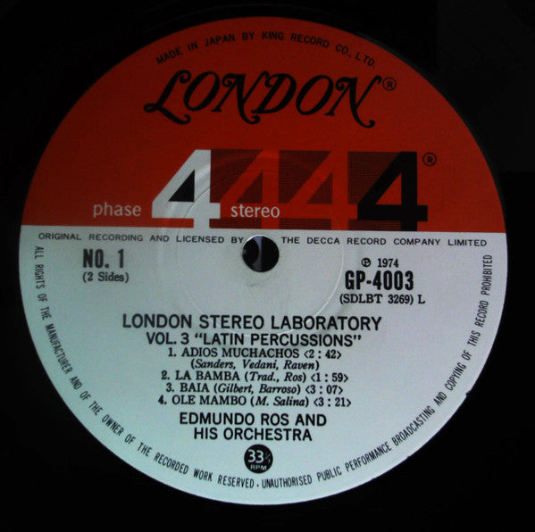 London Stereo Laboratory, Vol. 3 - Latin Percussions