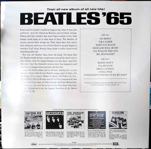 Release: Beatles '65-Vinyl-US-1976-ST-2228-13613678