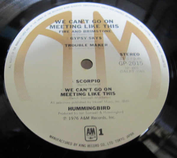 We Can't Go On Meeting Like This