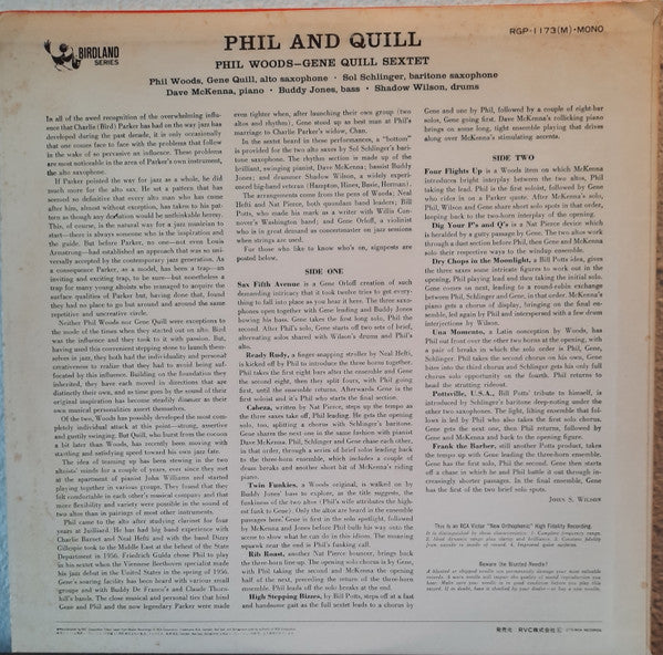 Release: Phil And Quill-Vinyl-Japan-1976-RGP-1173-10561634