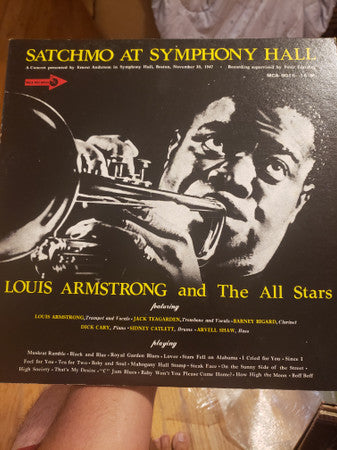 Satchmo At Symphony Hall