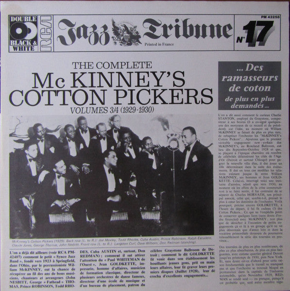 Release: The Complete McKinney's Cotton Pickers Volumes 3/4 (1929-1930)-Vinyl-France-1981-PM 43258-26124806