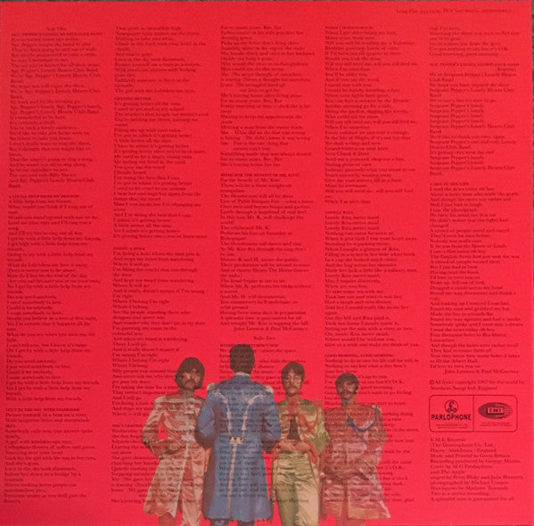 Release: Sgt. Pepper's Lonely Hearts Club Band-Vinyl-Europe-2017-0602567098355, 0602567098355, PCS 7027, PCS 7027-11281055