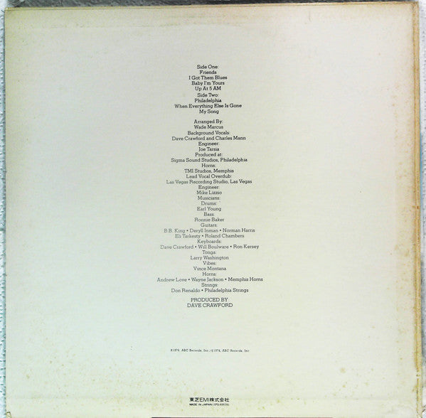 Release: Friends-Vinyl-Japan-1974-IPS 80038-13334026