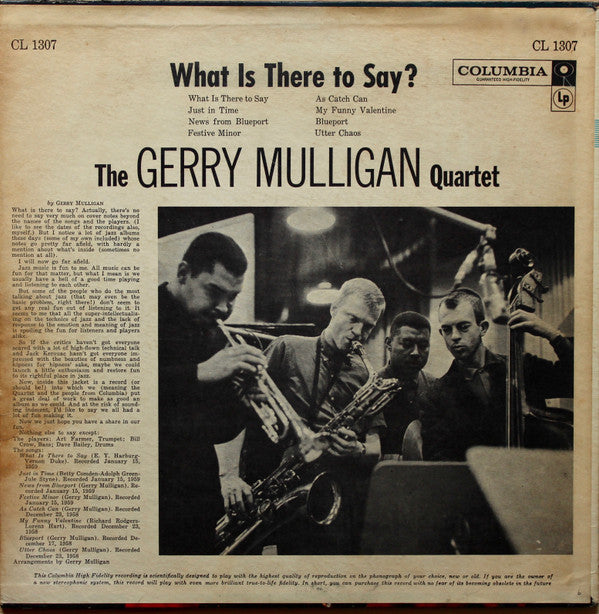 Release: What Is There To Say?-Vinyl-US-1959-CL 1307-11104338