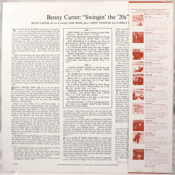 Release: Swingin' The '20s-Vinyl-Japan-1981-K20P-6601-18582061