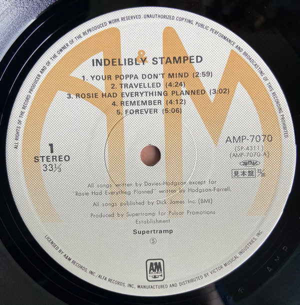 Release: Indelibly Stamped-Vinyl-Japan-1979-AMP-7070-18655957