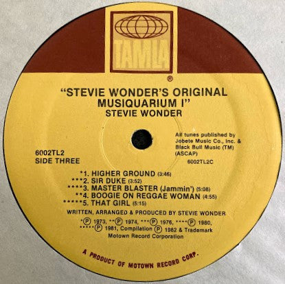 Stevie Wonder's Original Musiquarium I