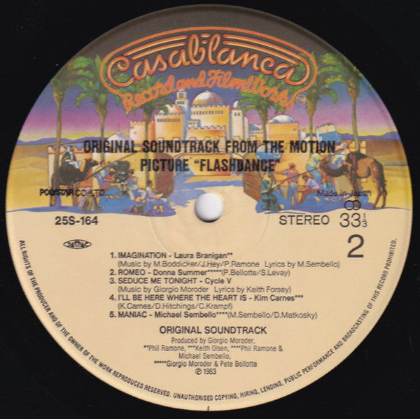 Flashdance (Original Soundtrack From The Motion Picture) = フラッシュダンス