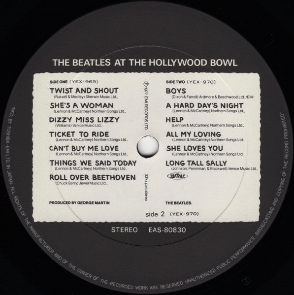The Beatles At The Hollywood Bowl = ザ・ビートルズ・スーパー・ライヴ!（アット・ハリウッド・ボウル）