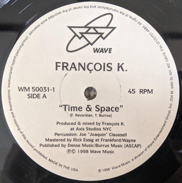 Release: Time And Space-Vinyl-US-1998-WM50031-1-19455367