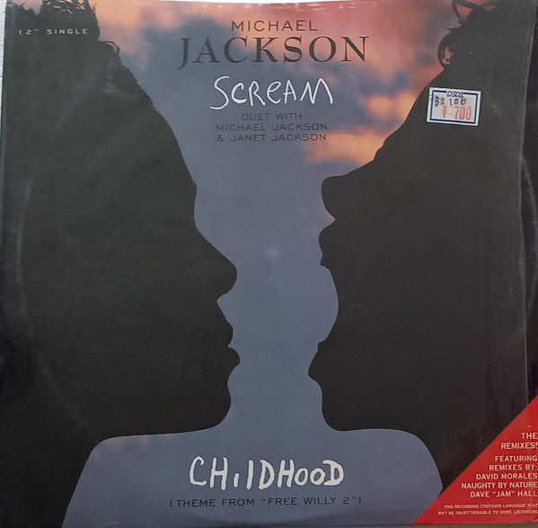 Release: Scream / Childhood (Theme From "Free Willy 2")-Vinyl-US-1995-49 78001, 49 78001, 49 78001-28132189