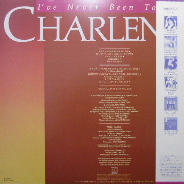 Master Release: I've Never Been To Me by Charlene