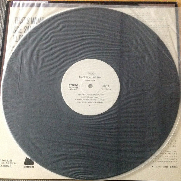 Release: That's What She Said-Vinyl-Japan-1978-SMJ-6228-11596941