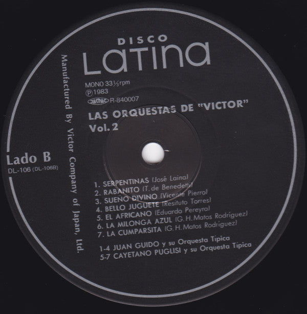 Las Orquestas De "Victor" Vol. II 1927-29