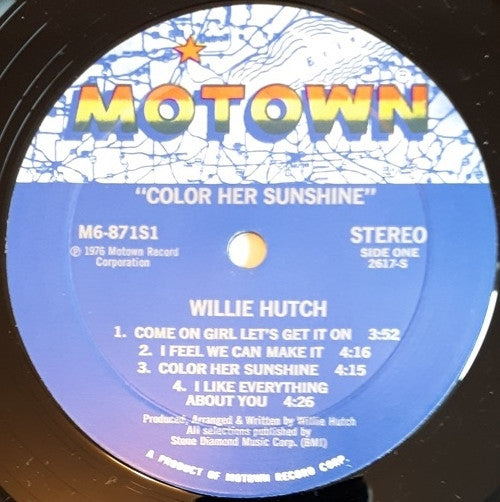 Master Release: Color Her Sunshine by Willie Hutch