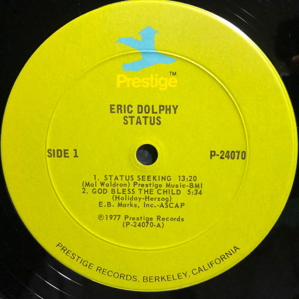 Master Release: Status by Eric Dolphy