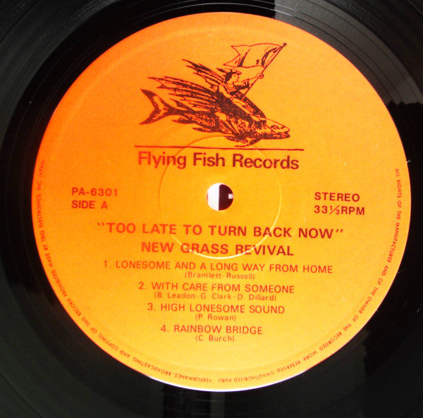 Too Late To Turn Back Now