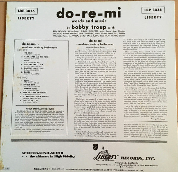 Release: Do Re Mi-Vinyl-Japan-1985-LBJ-70228-15197262
