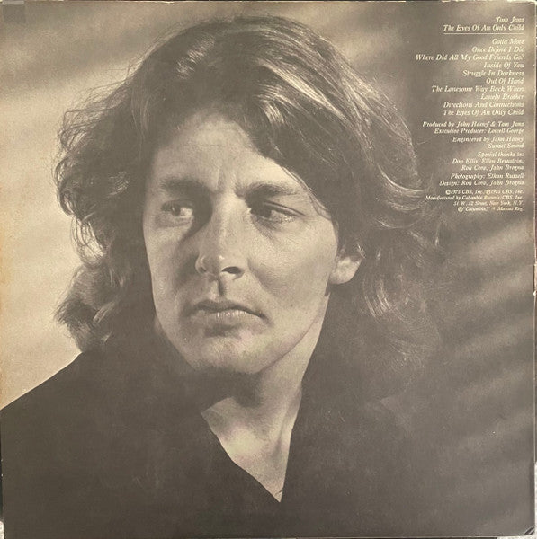 Release: The Eyes Of An Only Child-Vinyl-US-1975-PC 33699-27180501