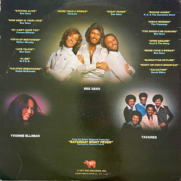Release: Saturday Night Fever (The Original Movie Sound Track)-Vinyl-Japan-1977-MWZ 8105/6-30914082