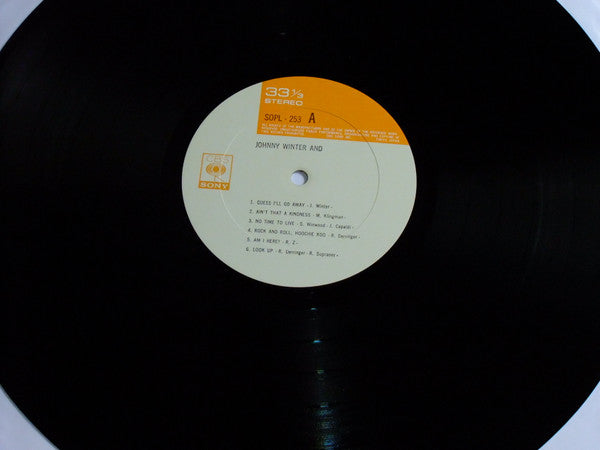 Release: Johnny Winter And-Vinyl-Japan-1974-SOPL 253-11520530