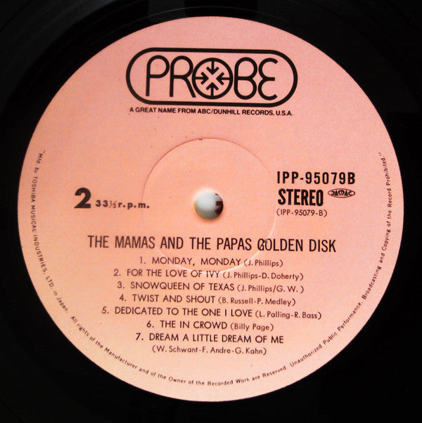 The Mamas & The Papas Golden Disk