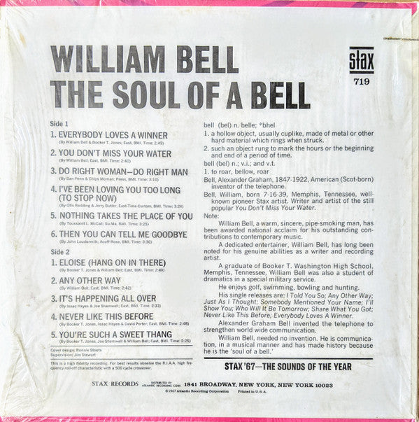 Master Release: The Soul Of A Bell by William Bell