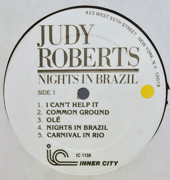 Master Release: Nights In Brazil by Judy Roberts
