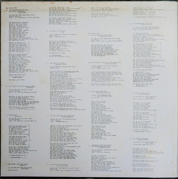 Die Ewige Deutsches Film Musik = 不滅のドイツ映画主題歌曲集