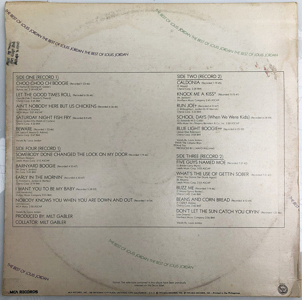 The Best Of Louis Jordan