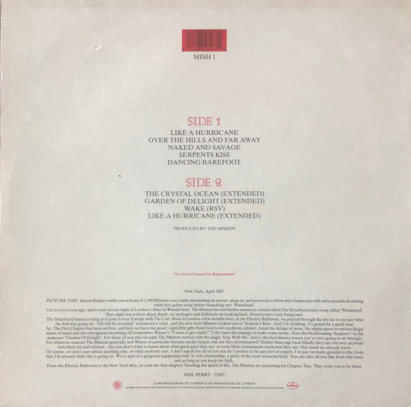 Release: The First Chapter-Vinyl-UK-1987-MISH 1-14209953