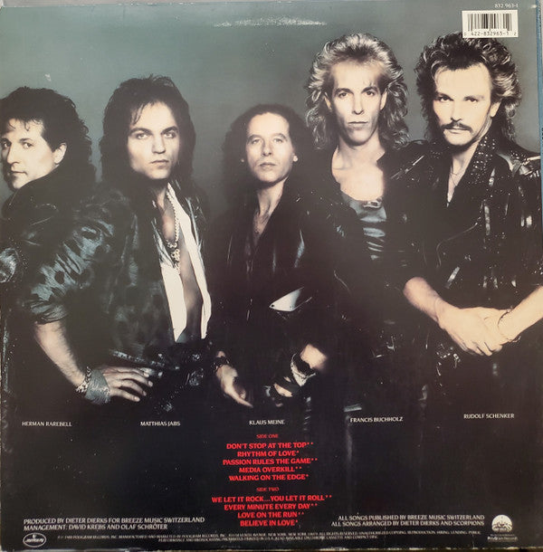 Release: Savage Amusement-Vinyl-US-1988-832 963-1-14820759