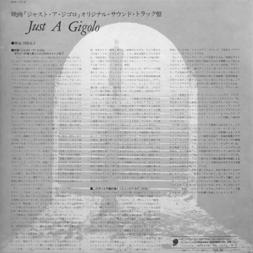 Just A Gigolo - The Original Soundtrack