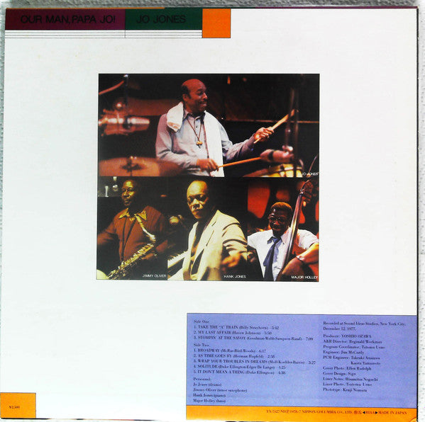 Release: Our Man, Papa Jo!-Vinyl-Japan-1978-YX-7527-ND-13512789