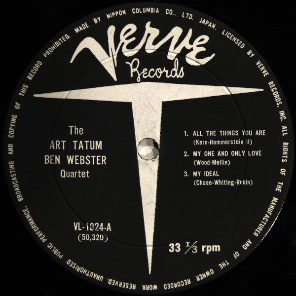 The Art Tatum - Ben Webster Quartet