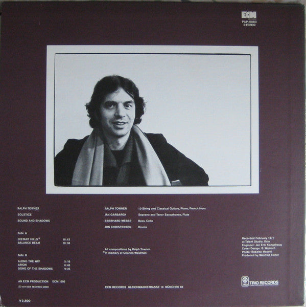 Release: Solstice / Sound And Shadows-Vinyl-Japan-1977-ECM 1095, PAP-9083-15093411