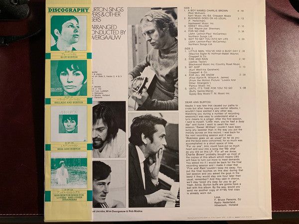 Release: Ann Burton Sings For Lovers And Other Strangers-Vinyl-Japan-None-20 3P-129-16658586
