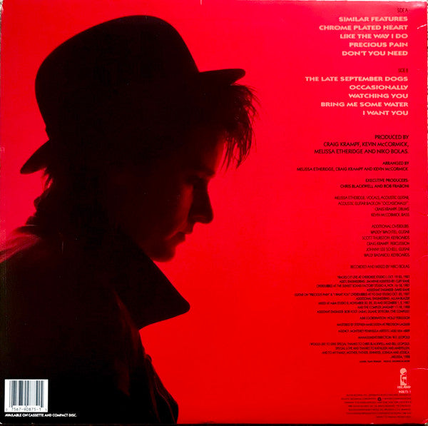 Release: Melissa Etheridge-Vinyl-US-1988-7 90875-1, 90875-1-13983699