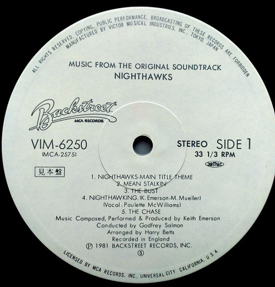 Nighthawks (Original Soundtrack)