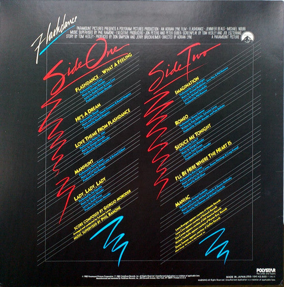 Release: Flashdance (Original Soundtrack From The Motion Picture)-Vinyl-Japan-1983-25S-164, 25S-164-13531189