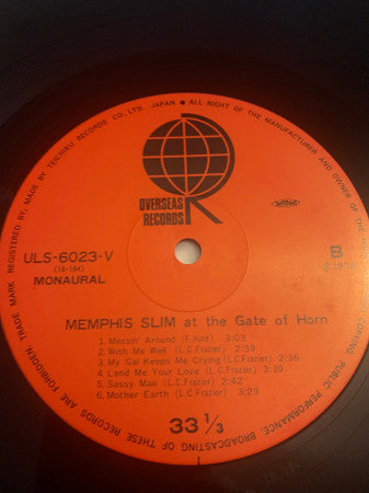 Memphis Slim At The Gate Of Horn