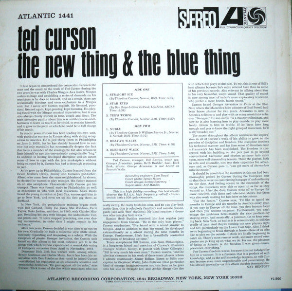 Master Release: The New Thing & The Blue Thing by Ted Curson