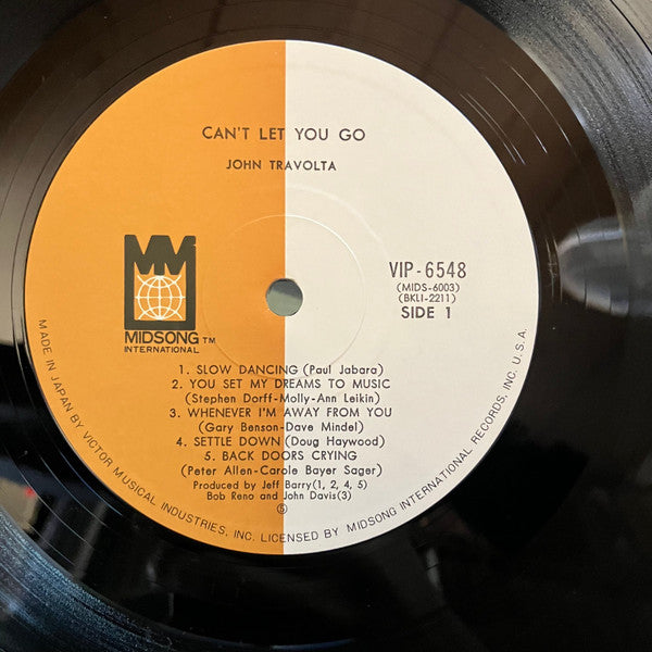 Master Release: Can't Let You Go by John Travolta