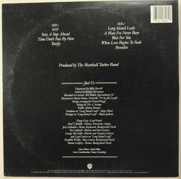 Master Release: Just Us by The Marshall Tucker Band